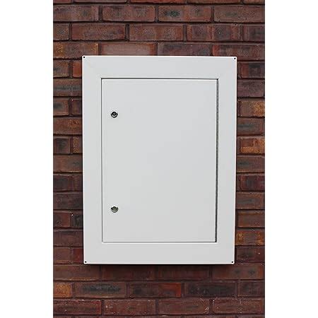 metal electric meter box cover|electric meter box screwfix.